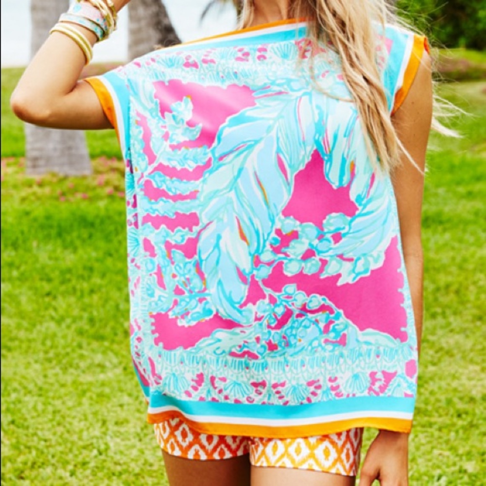 Lilly Pulitzer caftan top